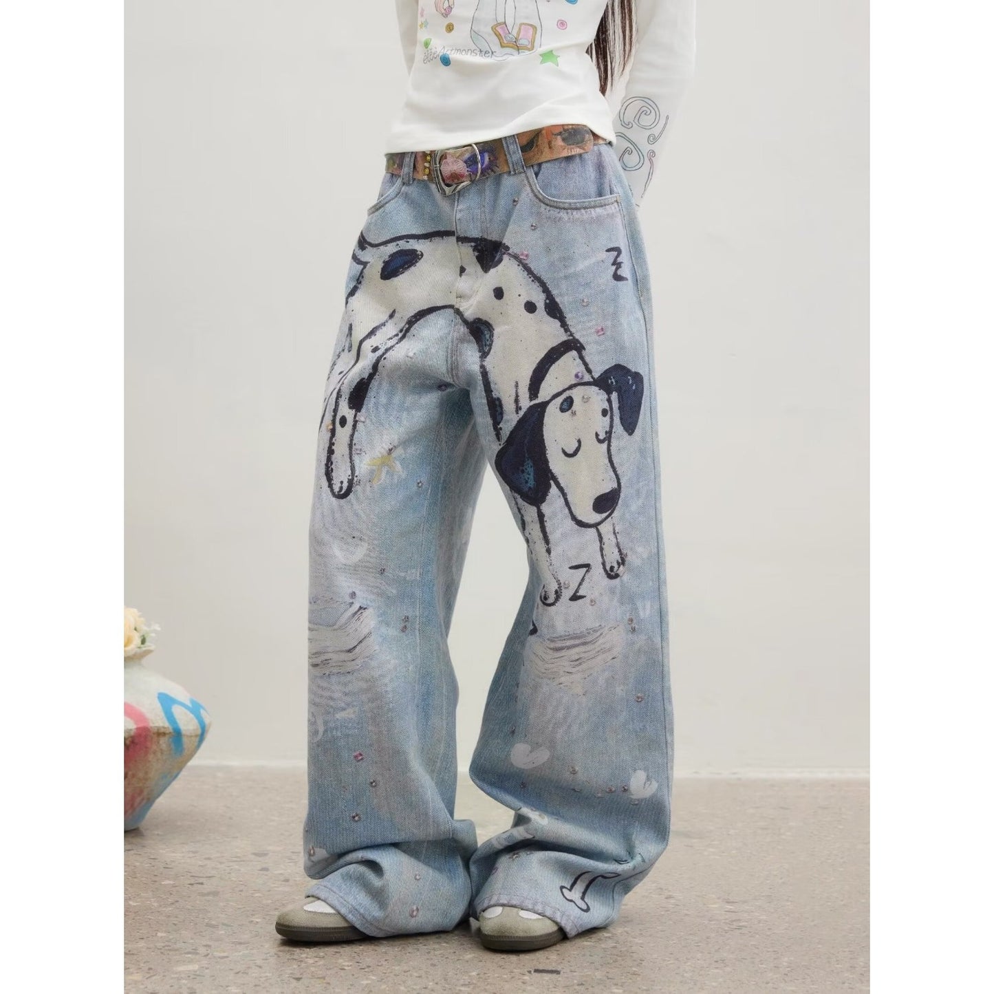 Artsy And Trendy Casual Jeans