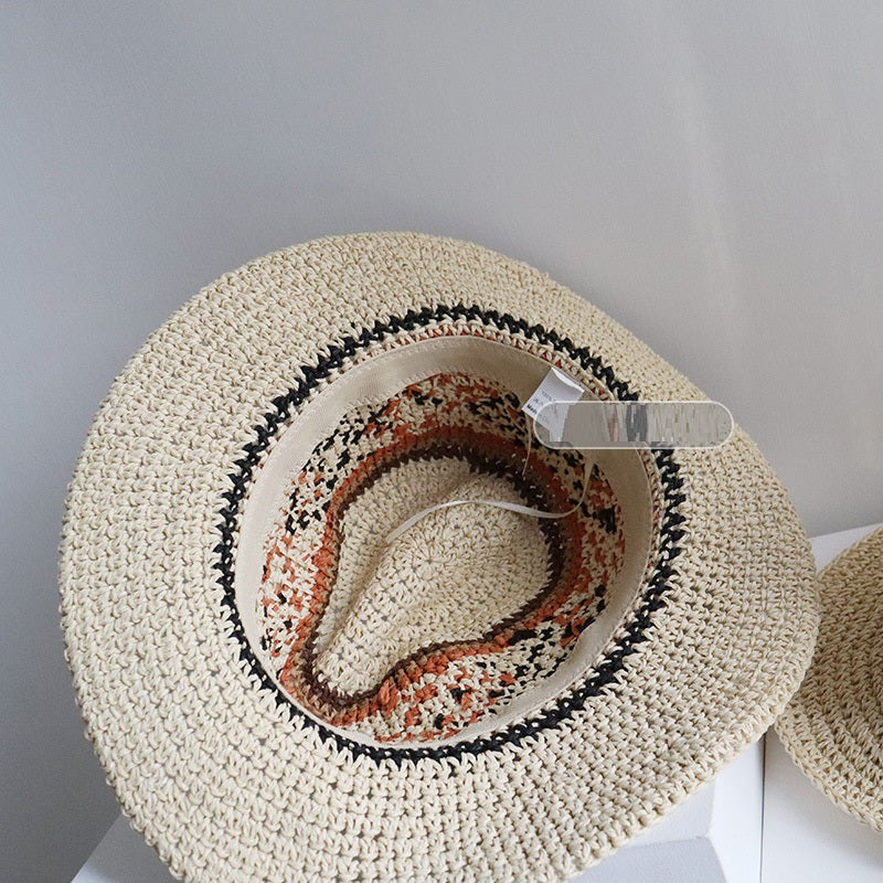Big Brim Handmade Crochet Travel Sunshade Hat