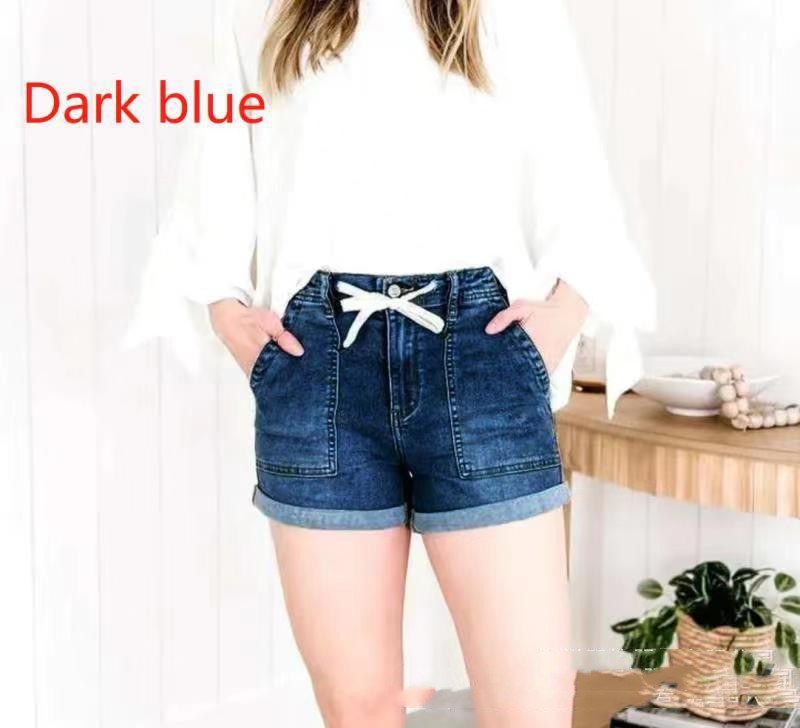 Belt Design Lady Trousers With An Elasticated Waist