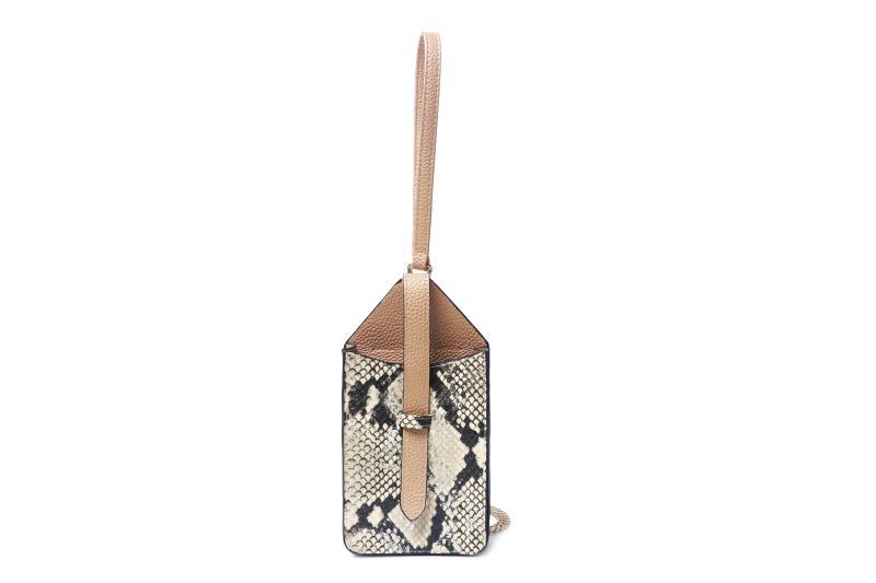 Dame Snake Pattern Pu Messenger Bag