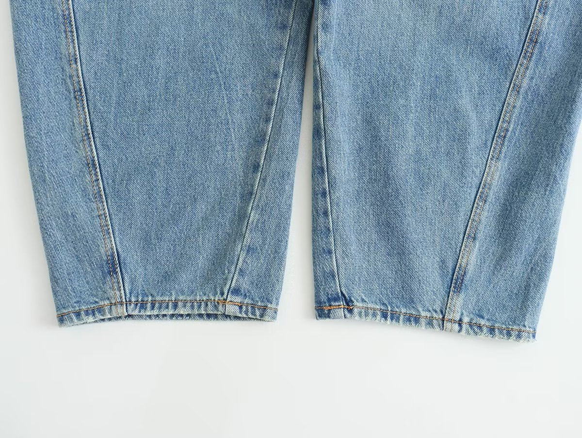 Sommerbukser til kvinder i europæisk og amerikansk vind og taljejeans