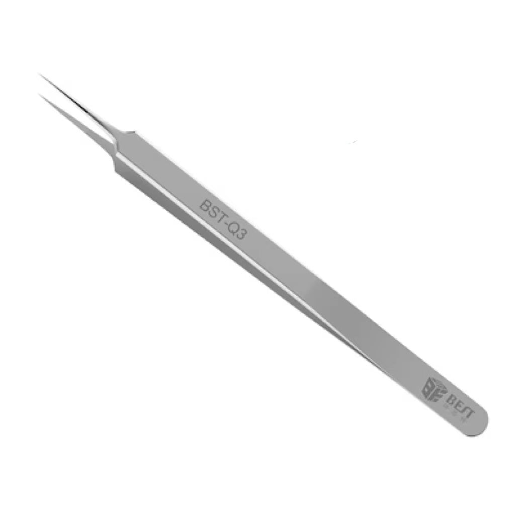 Flying Line Tweezers Stainless Steel 0.1mm Fine Tip Tweezers Lengthened And Hardened For Microscopy