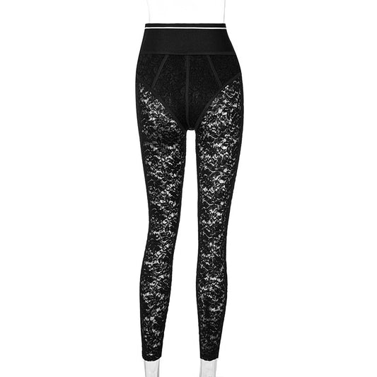 Lace Fight Receiving Waist Tight-fitting Hip Pants