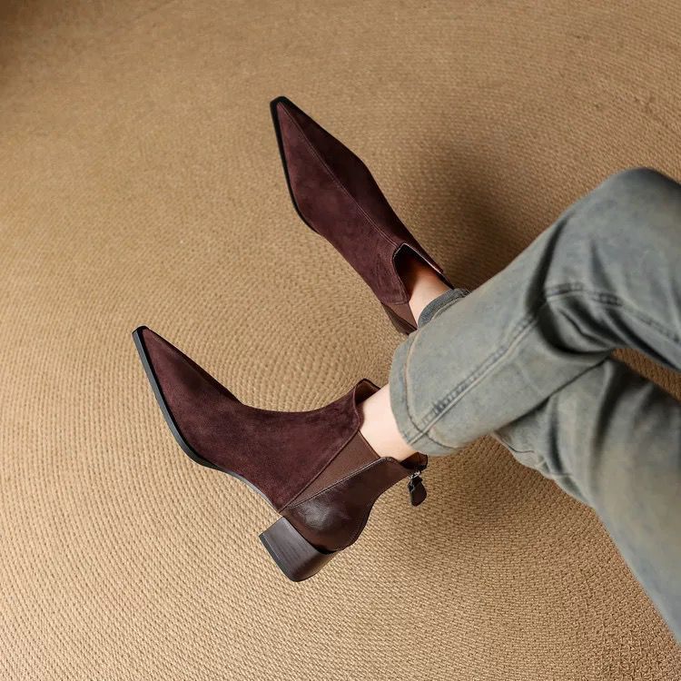 Matte Square-toe Dr Martens Boots For Fall And Winter
