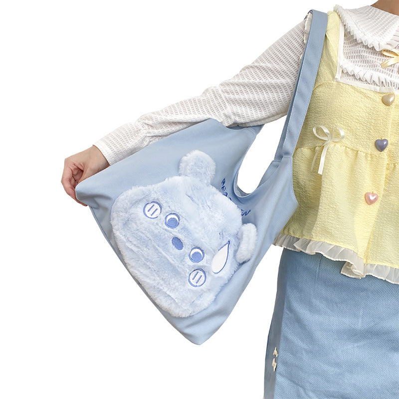 Tote Cute Bear Canvas Mommy Bag