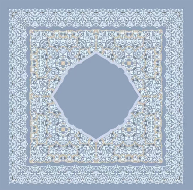 Malay Headscarf Tencel Cotton Square Scarf Pattern Headscarf