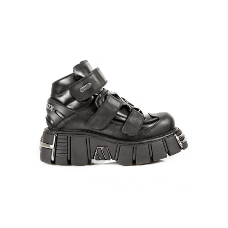 Low-top Metal Muffin Sole Dad's Shoes Are Versatile And Round Toe Shoes