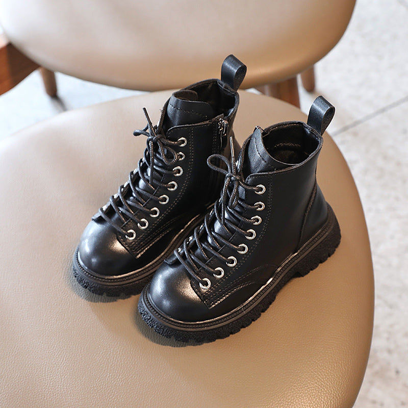 Fashion Casual British Style Children Boots