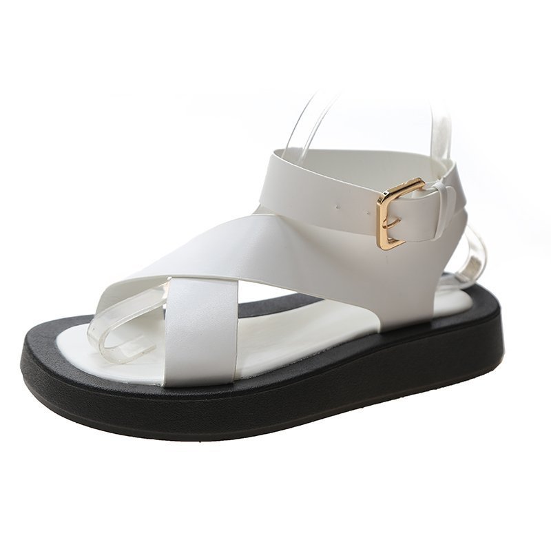 New Net Celebrity Fairy Style Student Fashion Platform Platform Roman Beach Shoes