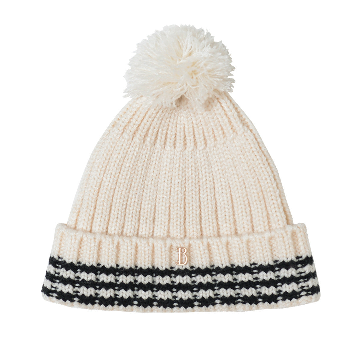Women's Thick Warm Big Head Circumference Earflaps Woolen Hat