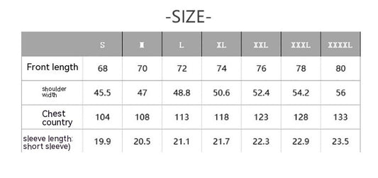 New Round Neck Loose Casual Heat Transfer Patch Short Sleeve T-shirt