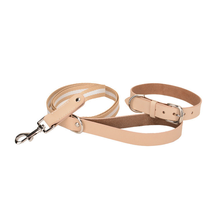 Multi-color Comfortable And Continuous Pet Dog Collar Traction Rope