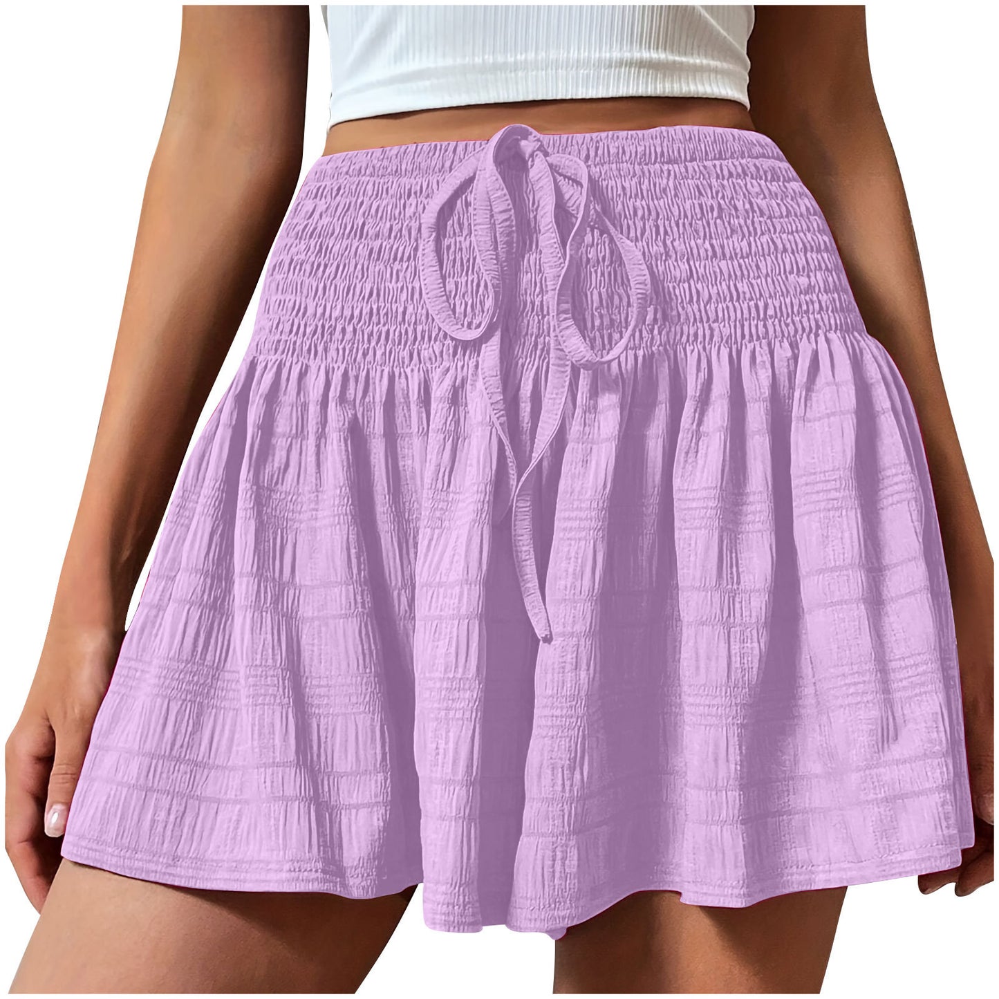 Stylish And Minimalist Drawstring Shorts For Women