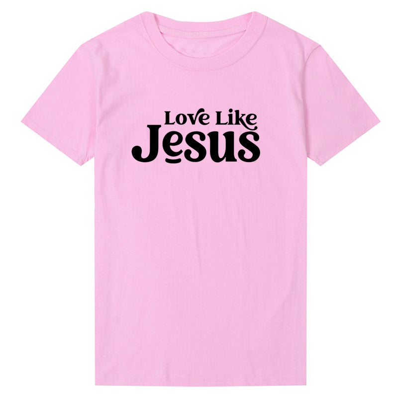 Women's Printed Short Sleeve Crew Neck T-Shirt Top