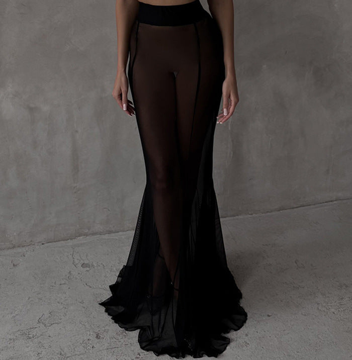 Long Sleeve Satin Top Suit Loose