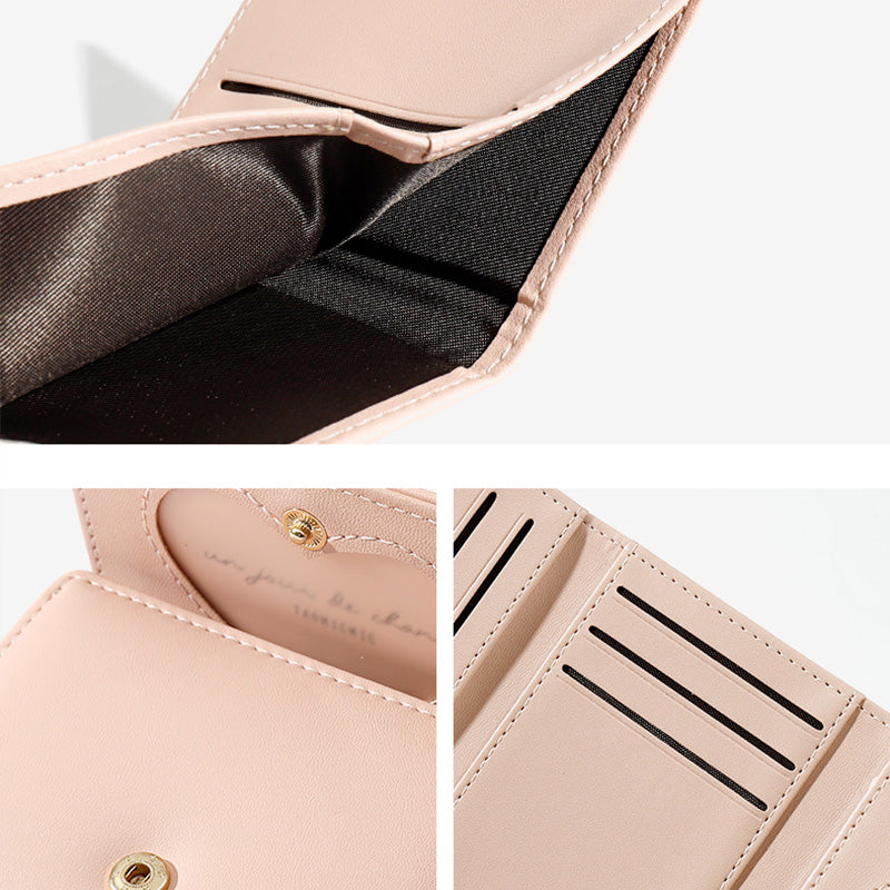 Ins Cartoon Folding Girl's Zero Wallet