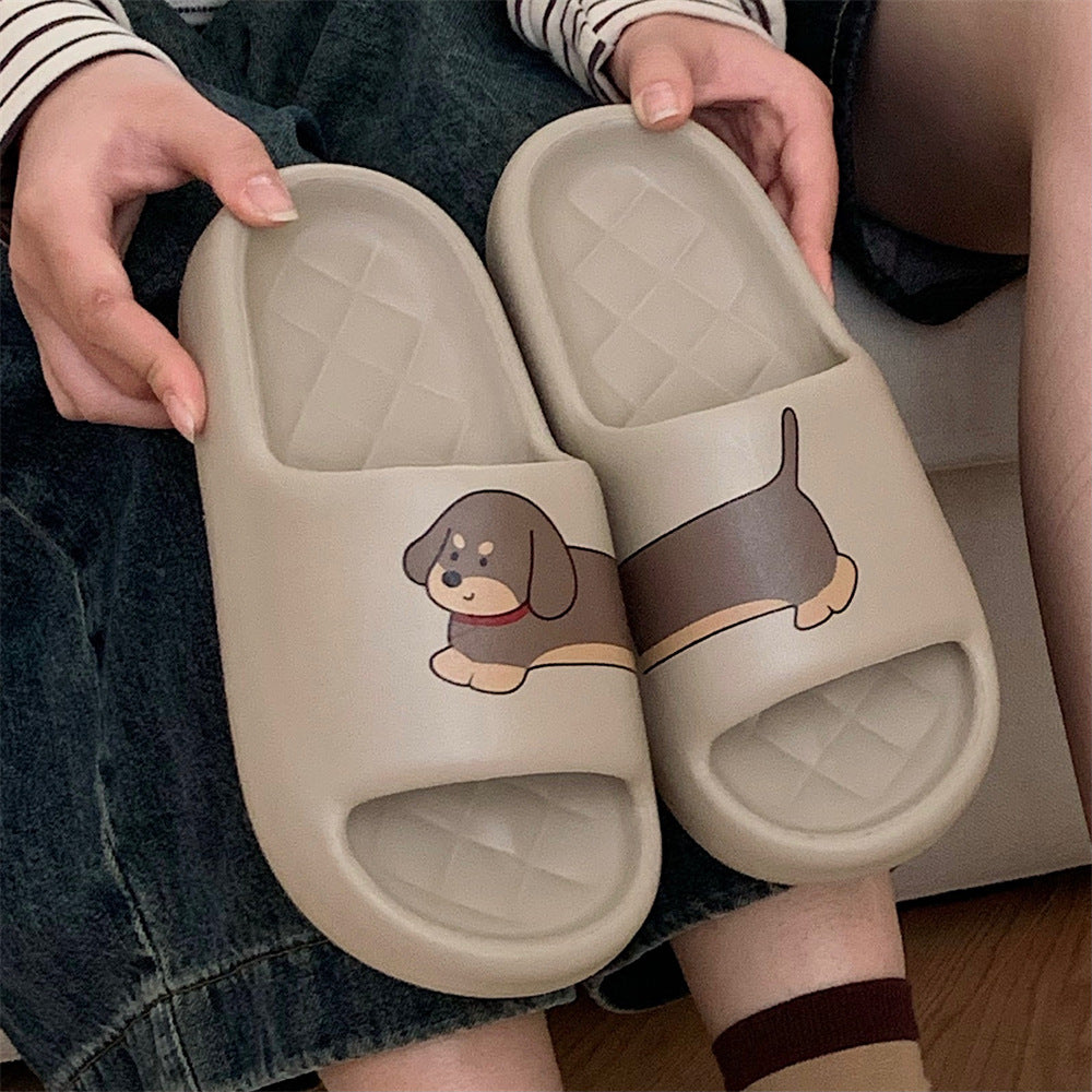 Comfortable Soft Bottom Couple Household Slippers