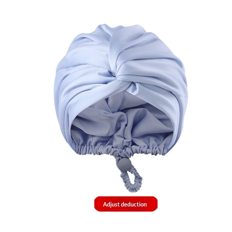 Silk-like Fabric Stretch Satin And Ice Sleep Caps