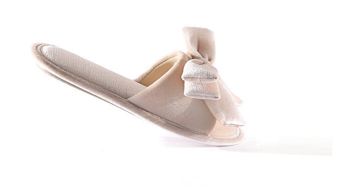 Rubber Bow Slippers Can Be Washed At Home