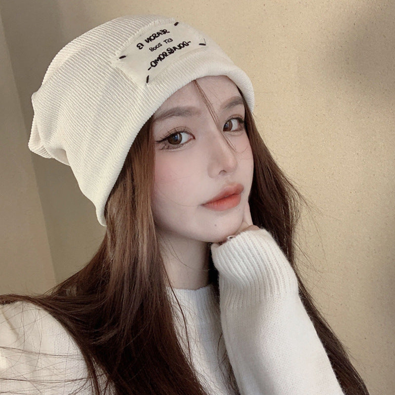 Knitted Wool Baotou Fashionable Acrylic Hat