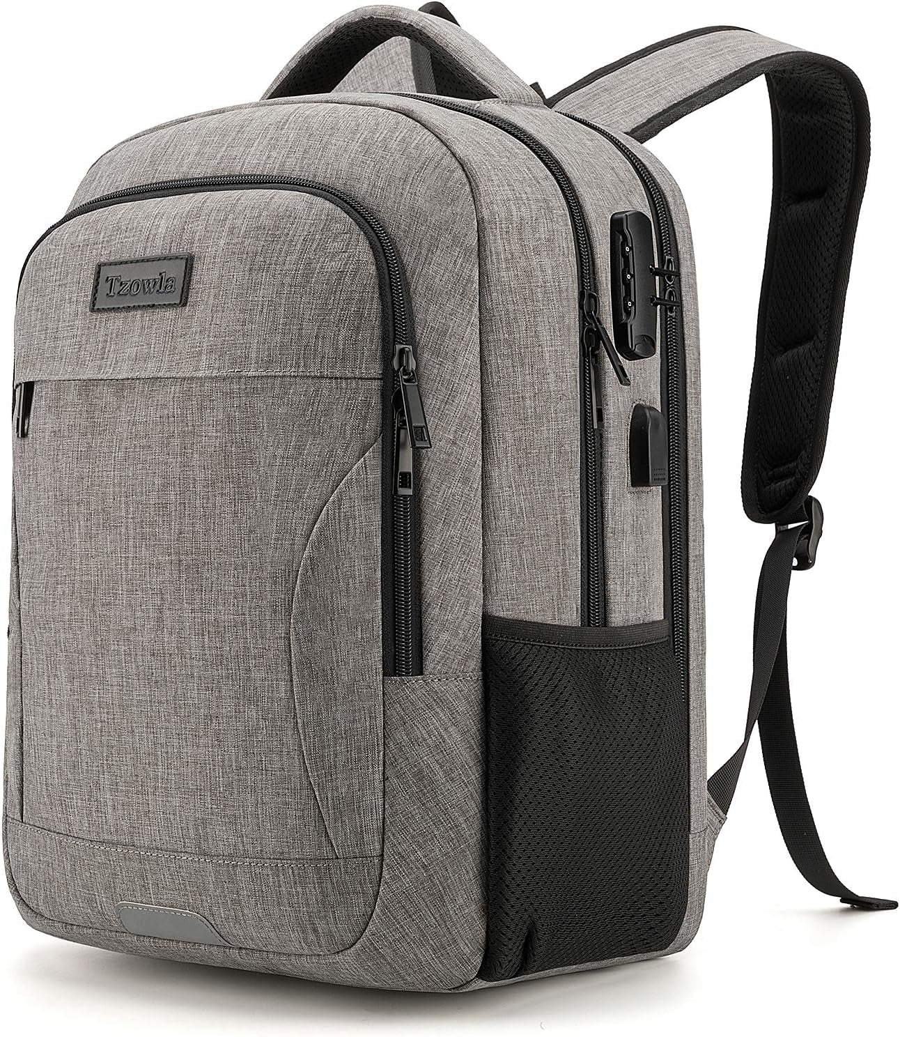 Laptop Backpack,Backpack for Men & Women,Slim Durable Water Resistant Anti-Theft Travel Backpack with USB Charging/Headphone Port and Lock 15.6 Inch Computer Backpacks Gift-Glod