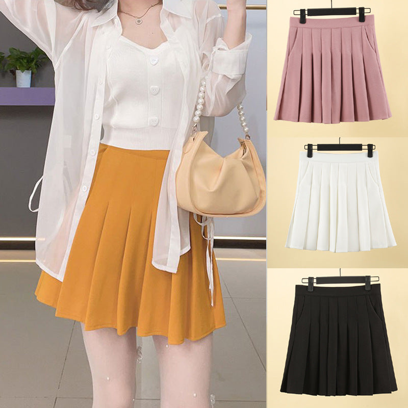 Casual Women's Clothing Slimming High Elastic Waist Anti-exposure Short Culottes