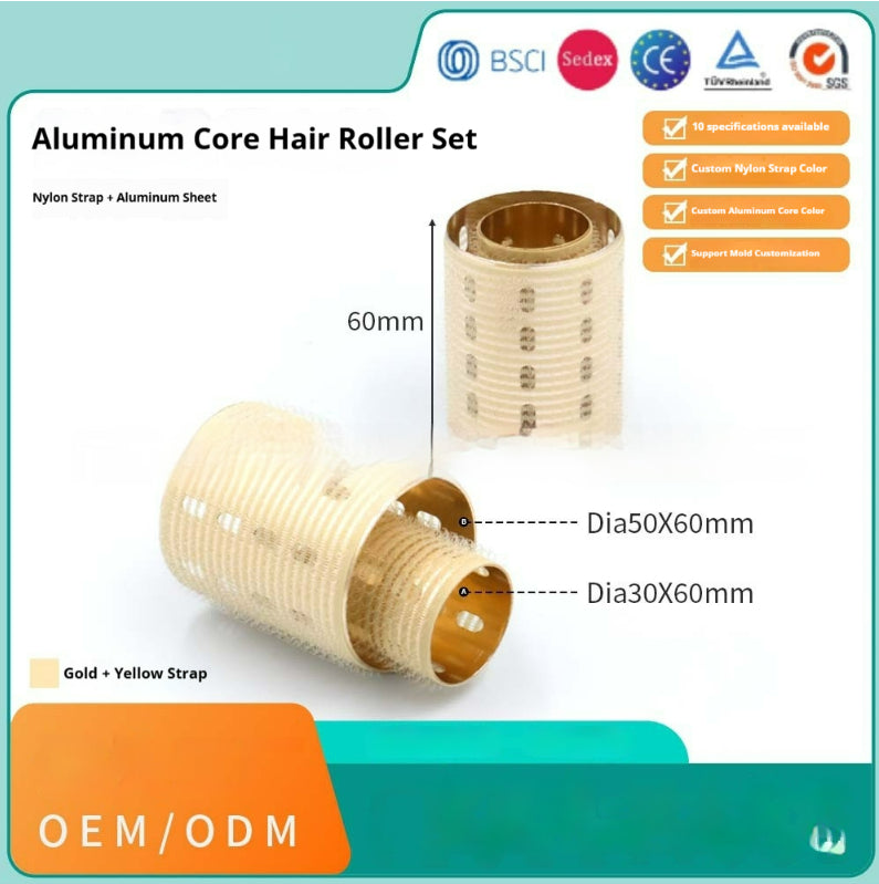 Gold-plated Aluminum-core Hair Curling Iron Heating Plate For Curling Hair