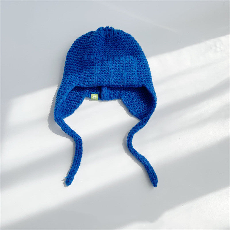 Wind Proof Ear Protection WoolWomen Solid Color