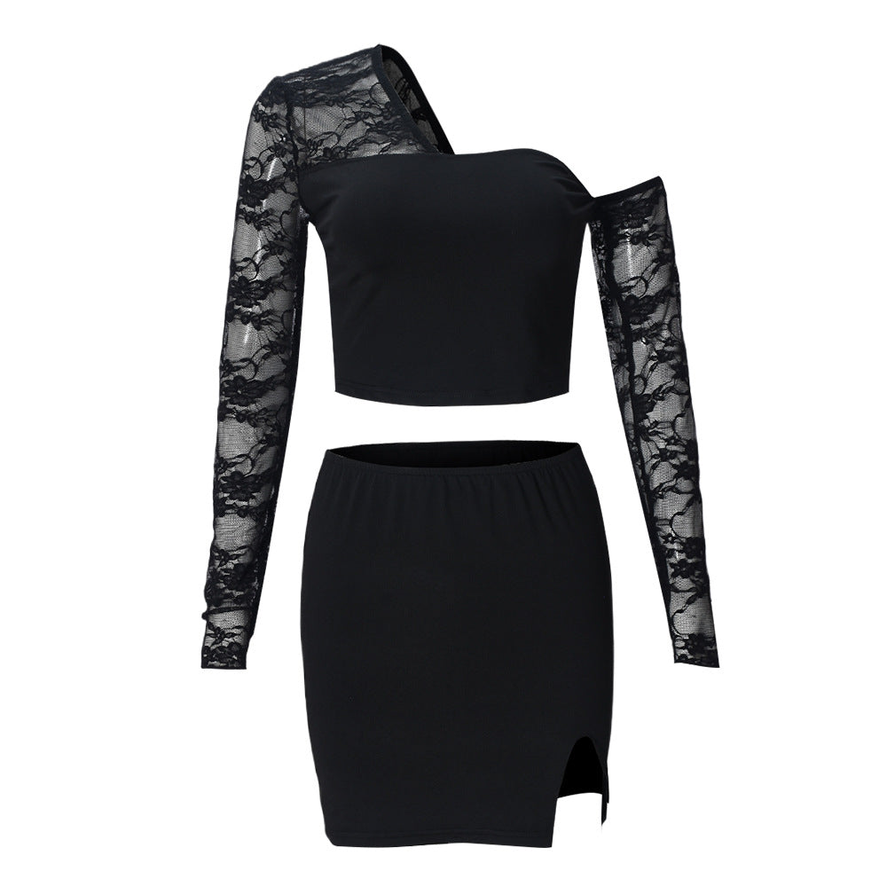 Fashionable Minimalist And Sexy Hollow Out Design Womens Set