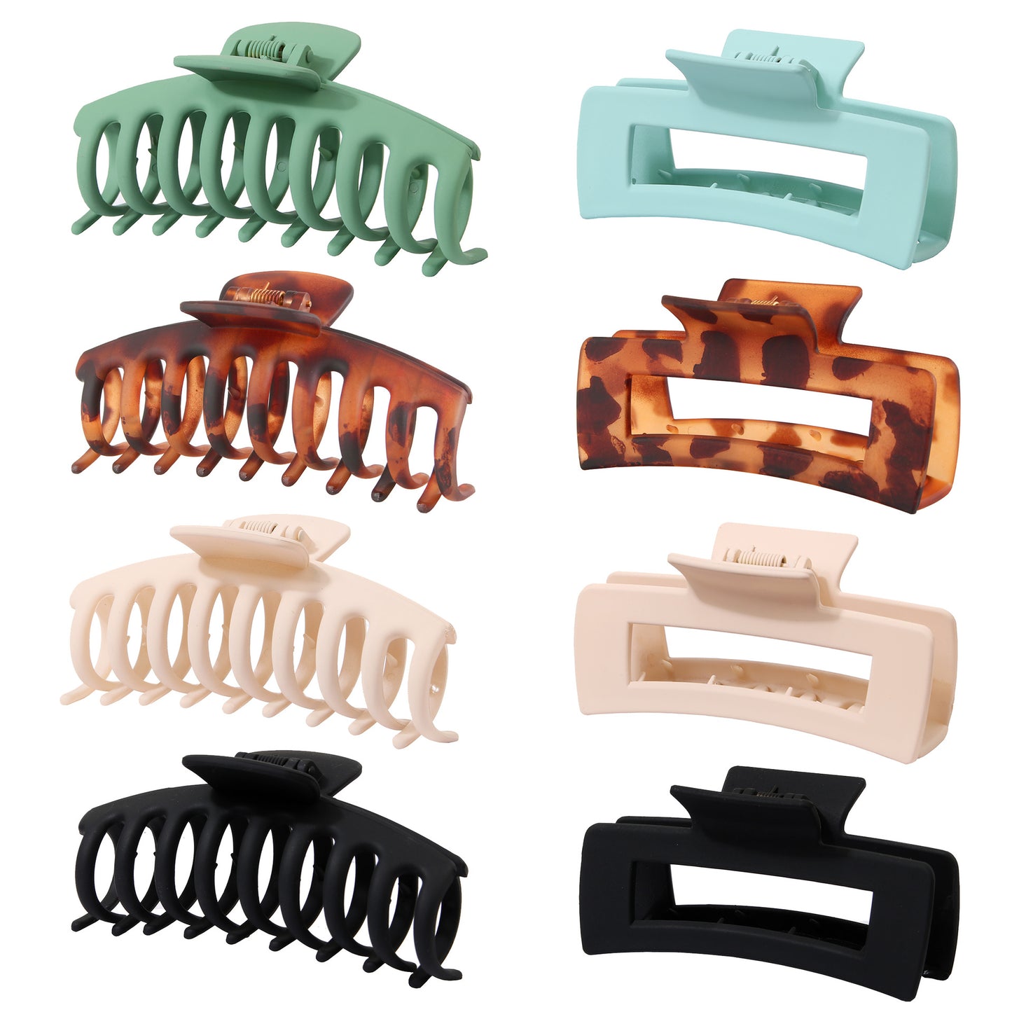 Women's Portable And Simple Plastic Frosted Grip