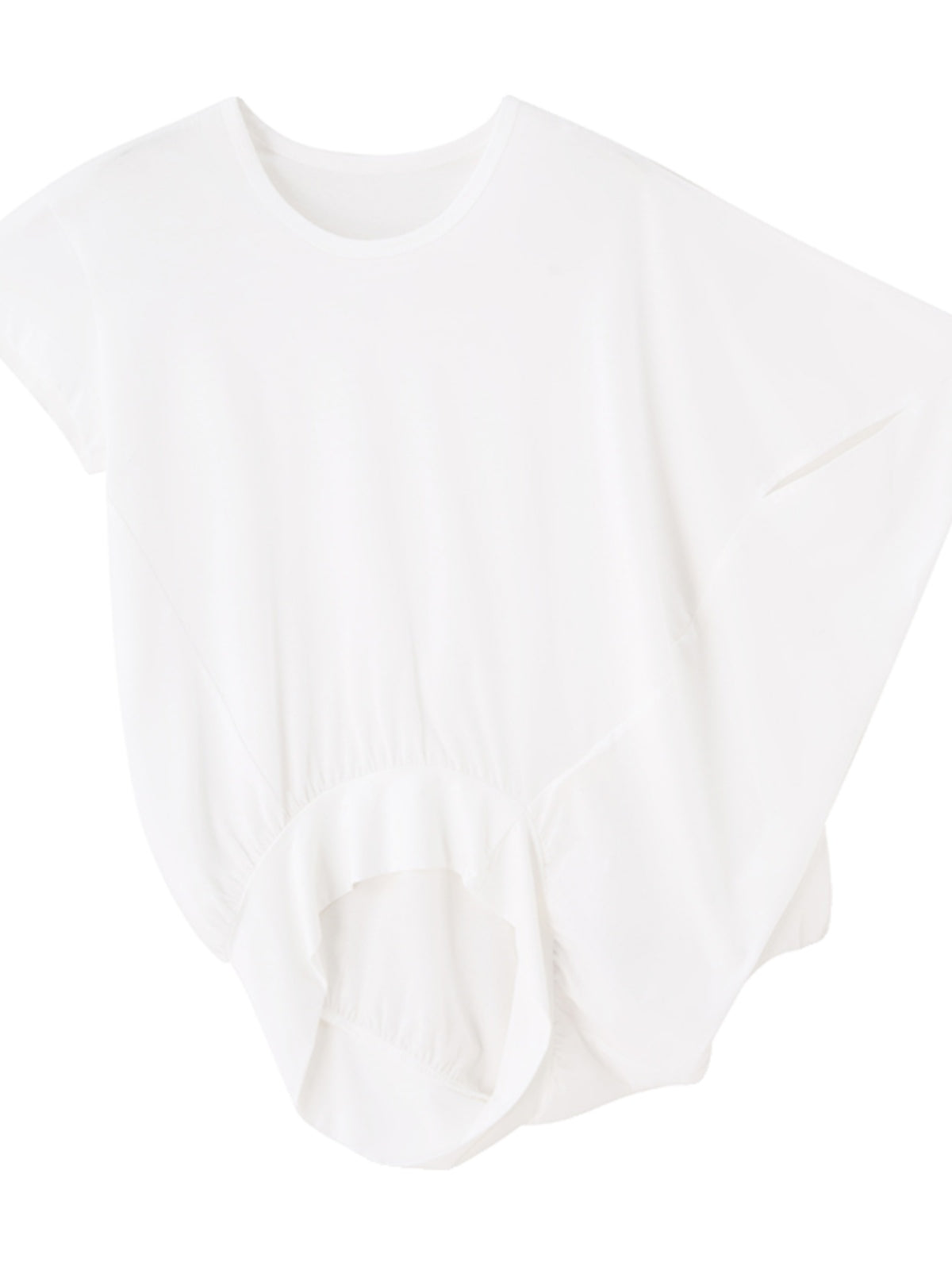 Summer New Irregular Short-sleeved T-shirt
