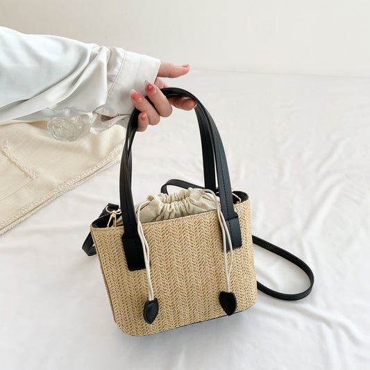 French Fashion Leisure Vacation Straw Woven Bag