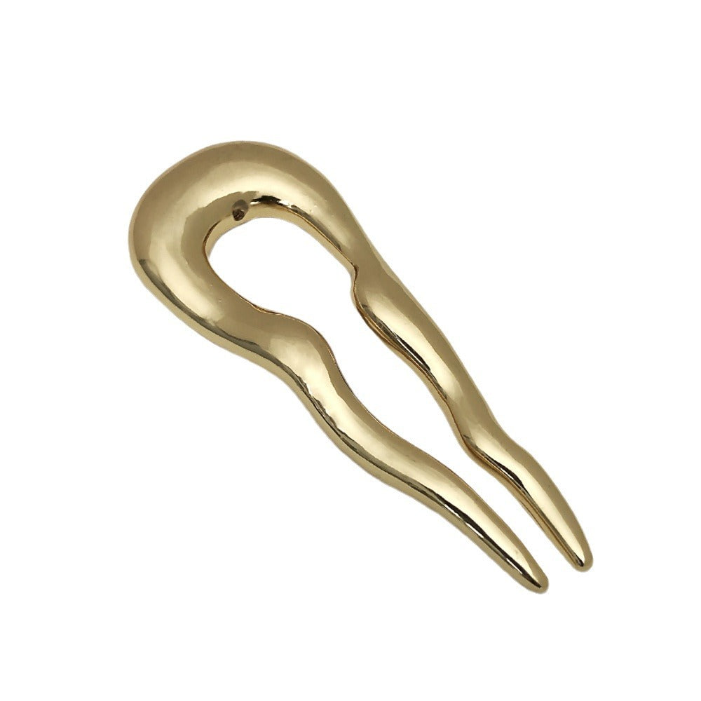 Simple Hair Clasp Metal U-clips Plate