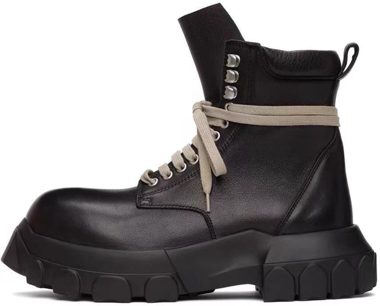 Mænds high-top britiske retro tyksålede Martin støvler