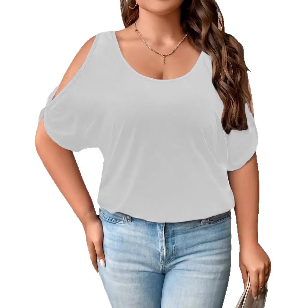 Europæisk og amerikansk mode elegant T-shirt