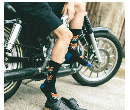 Retro Male Hip-hop Spring And Autumn Long Tube Street British Socks