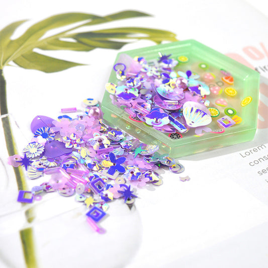 DIY Perle- og Pailletblanding til Epoxyfyld