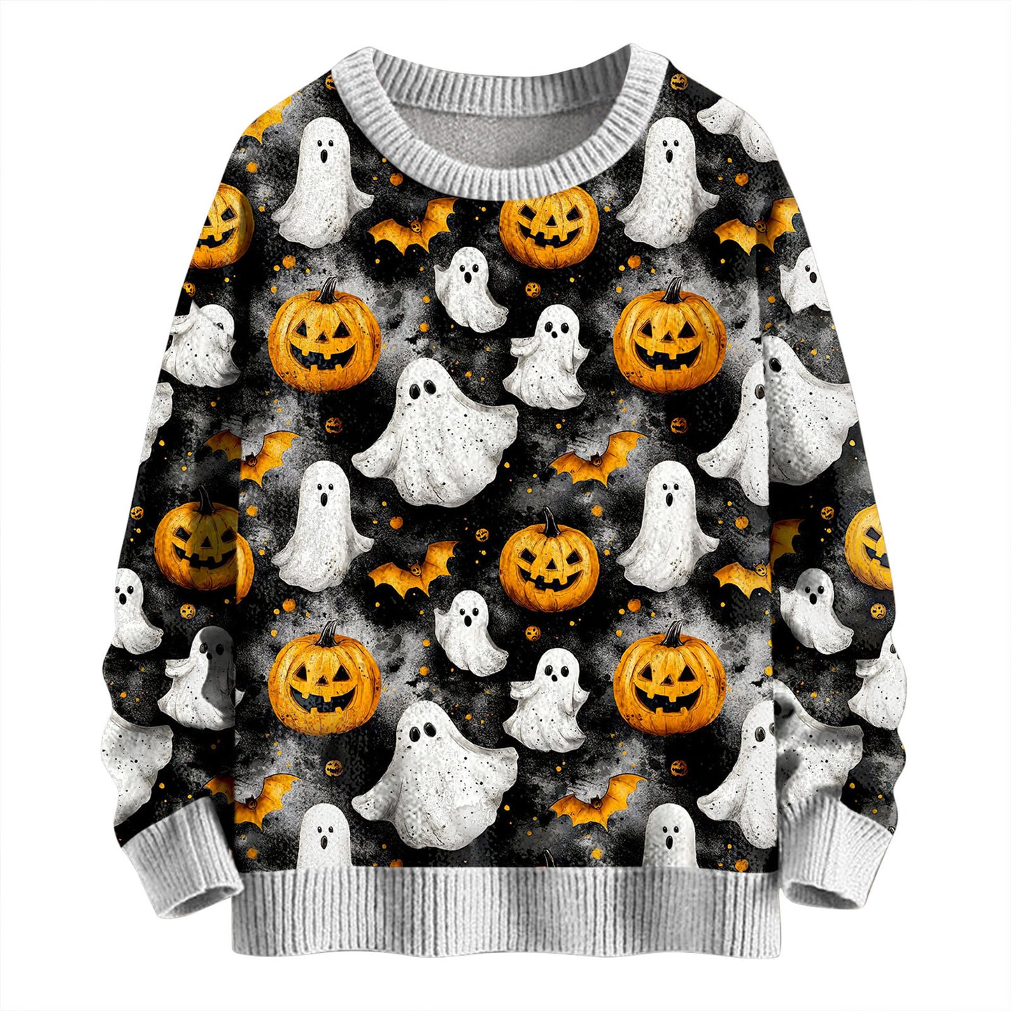 Printed Men's And Women's Round Neck Sweater
