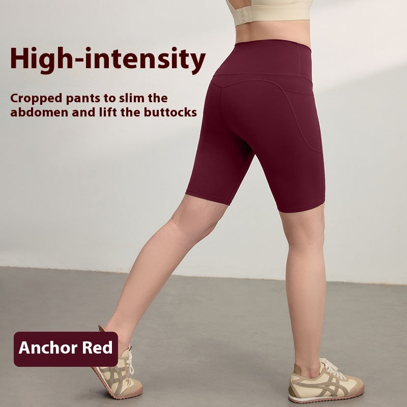 Sports Shorts Running Cycling Fitness Yoga Short-length Pants