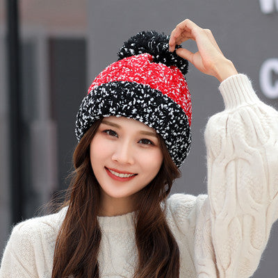 Women's Winter Thick Warm All-match Wool Beanie