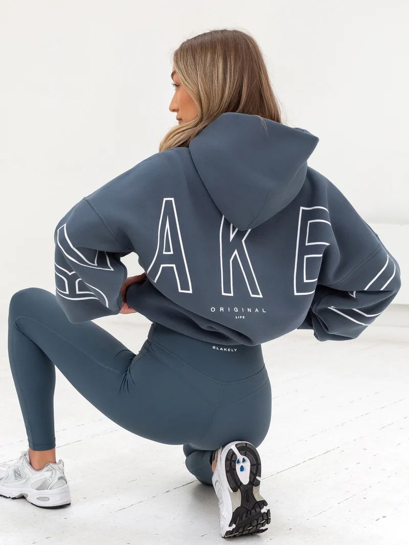 Tynd All-match Langærmet Løs Hættetrøje Hip-hop Pullover