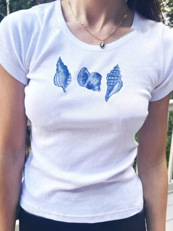 Women's Hot Girl Summer Slim Fit All-match Short Sleeve T-shirt
