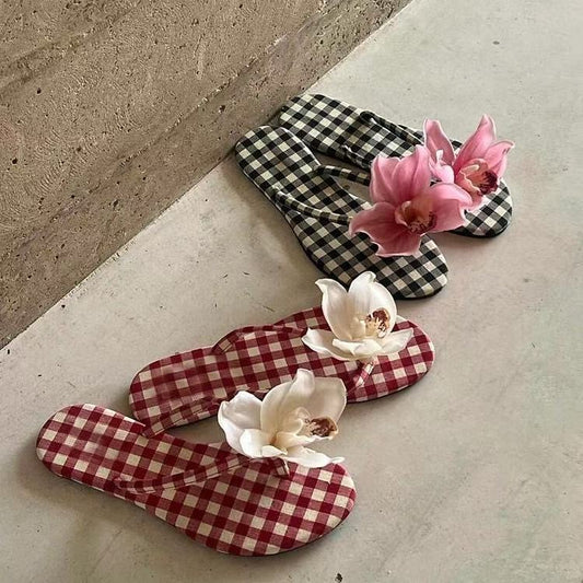 Bohemian Vacation Style Bowknot Shoes Sweet Temperament Shoe Ornament