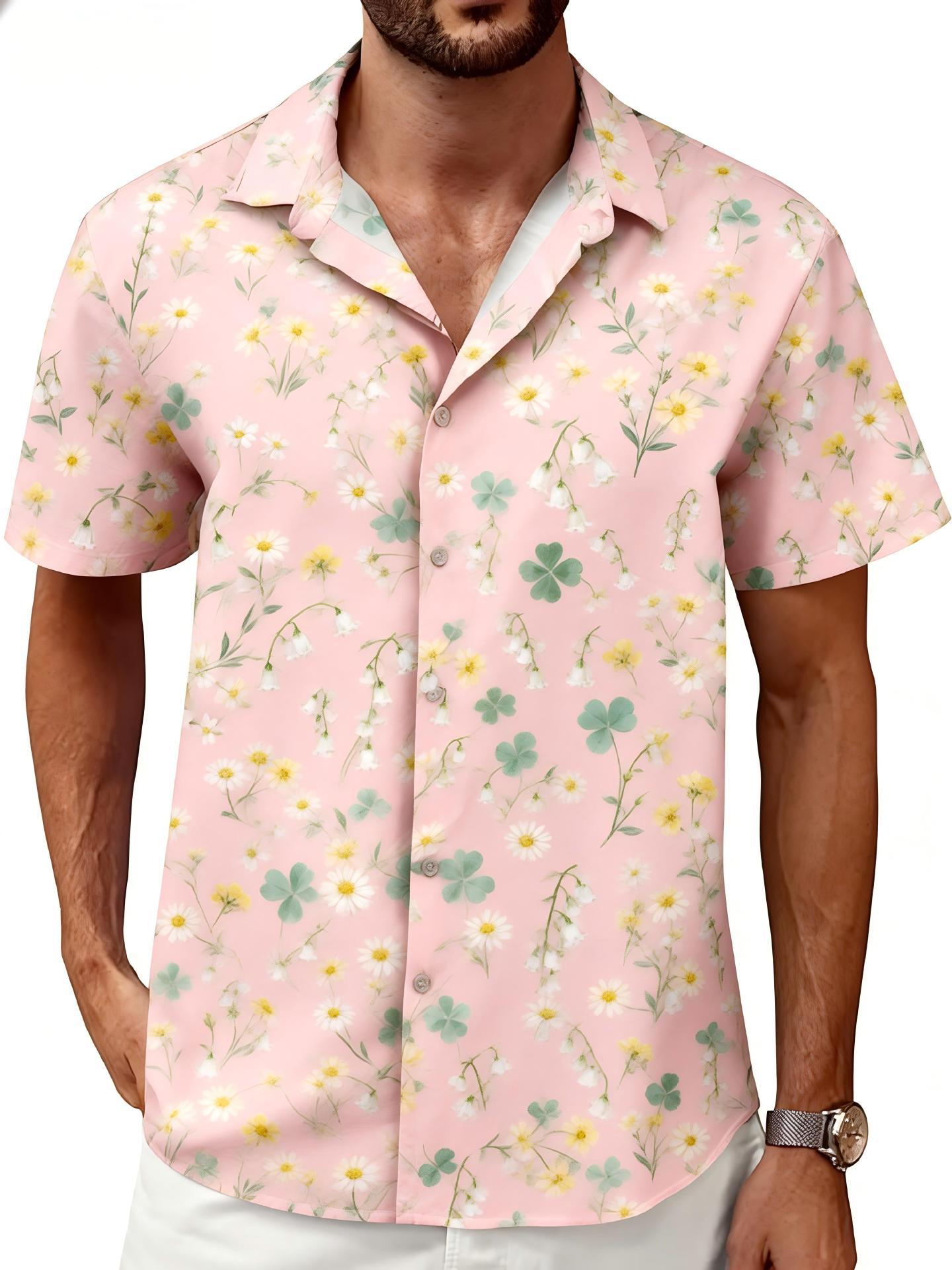 Men's Printed Casual Fashion Short-Sleeve