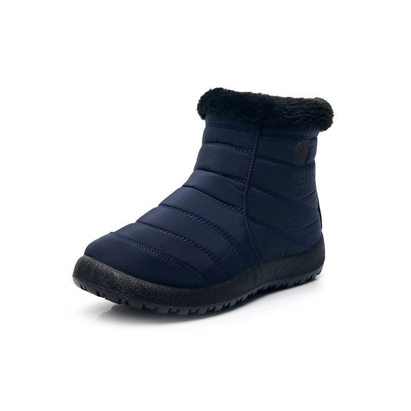 Womens Thickened Cotton Snow Boots Waterproof