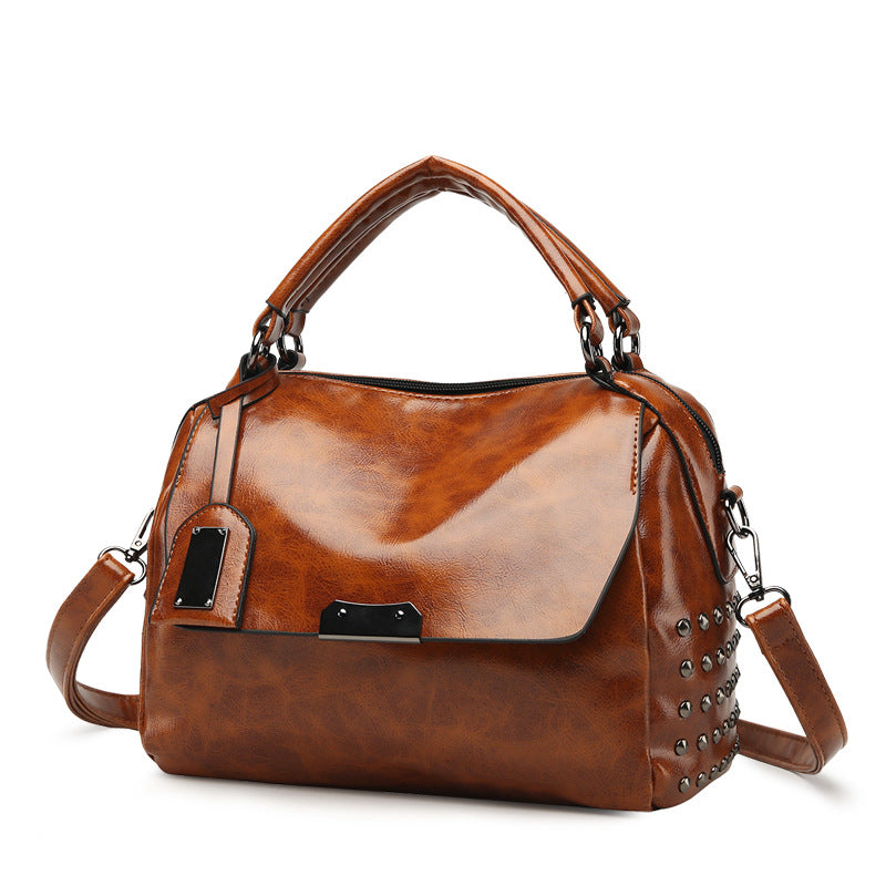 Simple Temperament One-shoulder Messenger Handbag