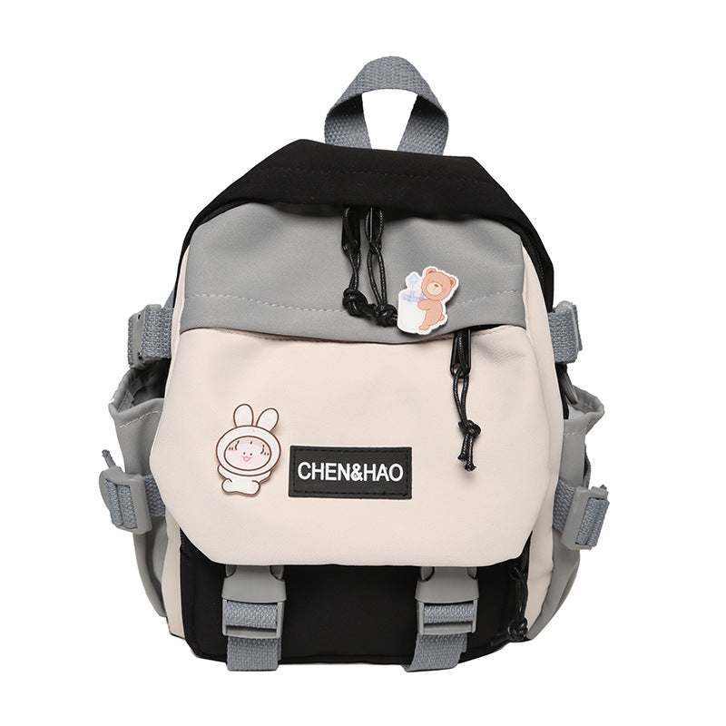Backpack Korean Style Student Multi-pocket Fashion Backpack Junior High School Student College Schoolbag