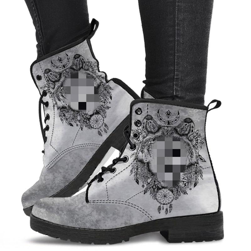 Autumn And Winter PU Casual Martin Boots