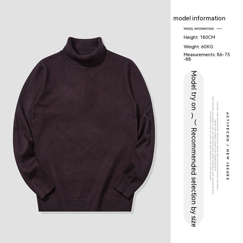 Winter Inner Wear Men's Casual Slim Bottoming Shirt