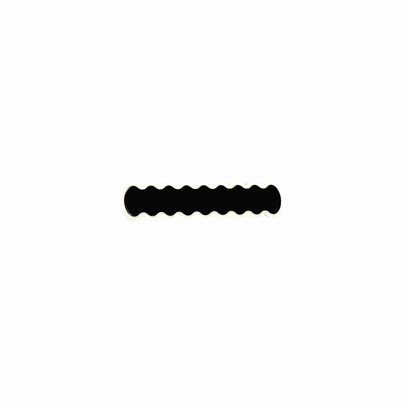 Korean Instagram-style Black-and-white Checkerboard Hair Clip